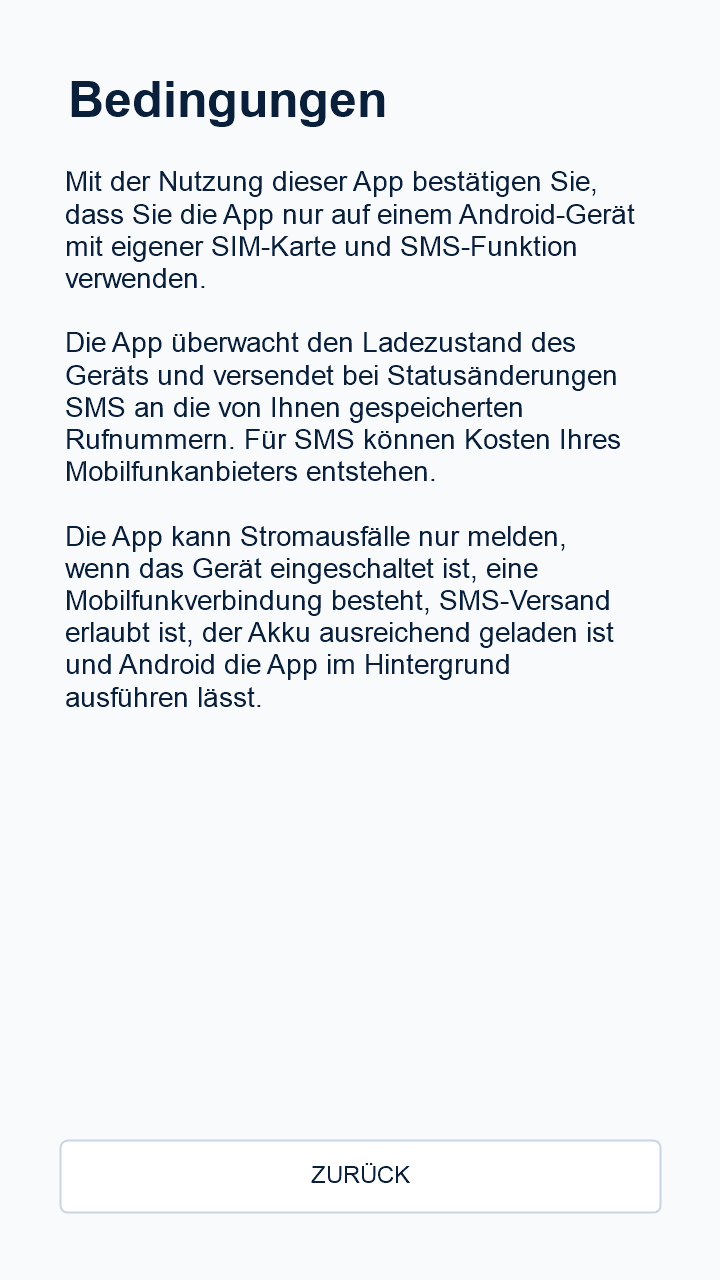StromPing Bedingungen und Nutzungshinweise