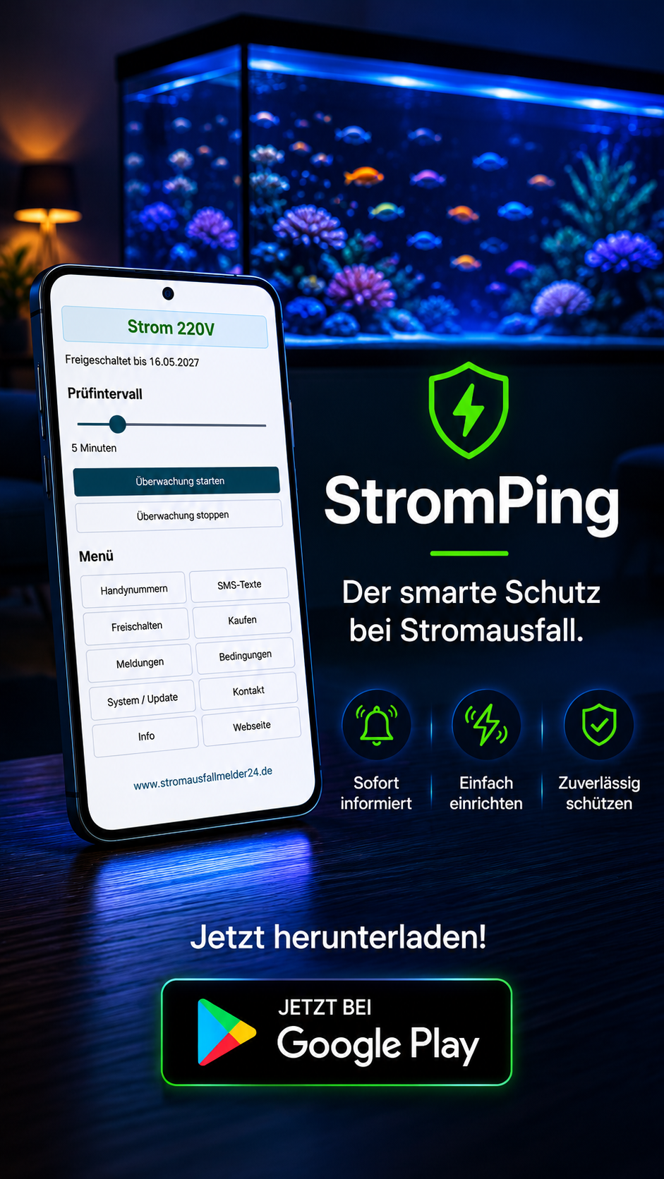 StromPing Werbebild für Partnerprogramm